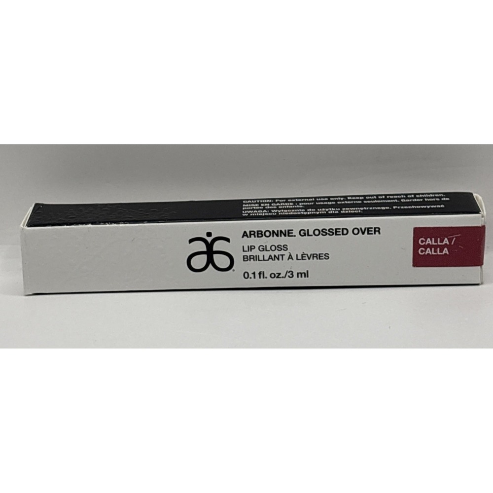 Arbonne Glossed Over Lip Gloss CALLA Retired Color 0.1 Fl Oz/3 Ml New In Box